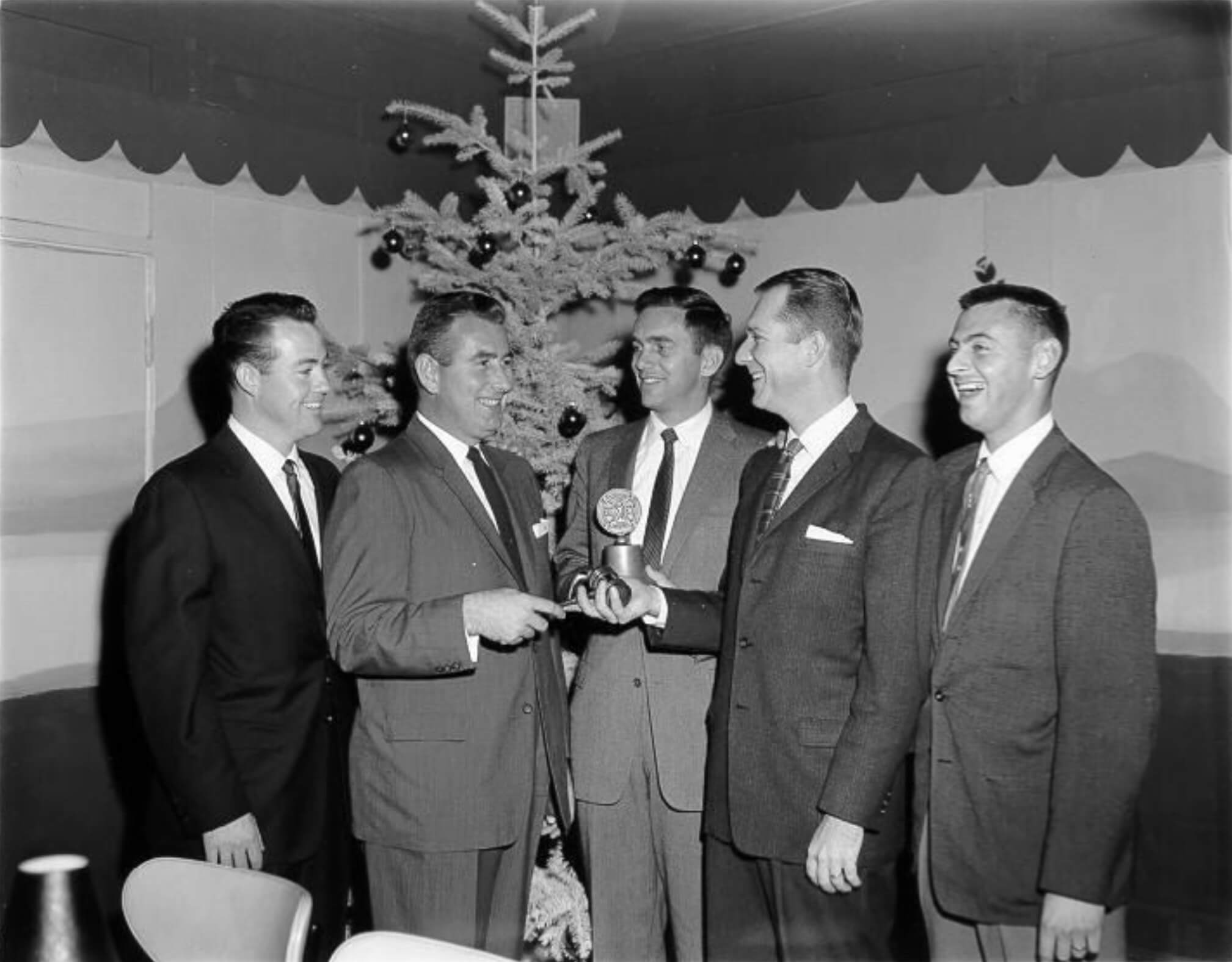 1958 Installation of officers and Chuck O'Conner